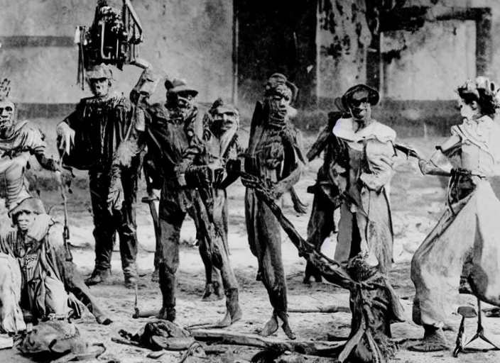 Scene From The 1 8 9 9 Science Fiction Film District 9