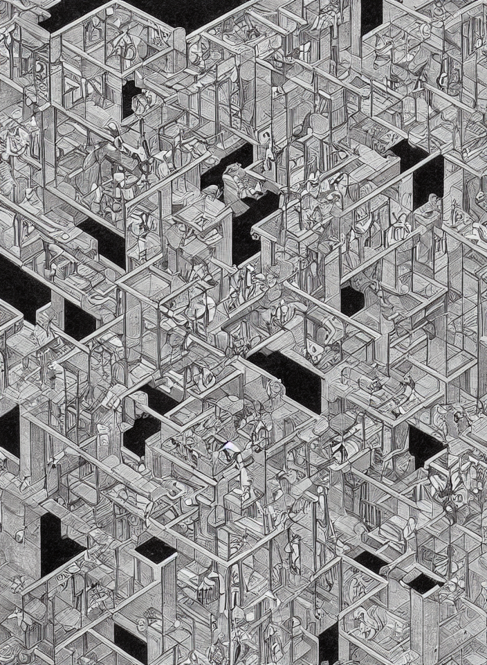 The Essence Of Hydrogen, By M. C. Escher