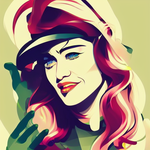 Madonna, Clean Cel Shaded Vector Art. Shutterstock. Behance...