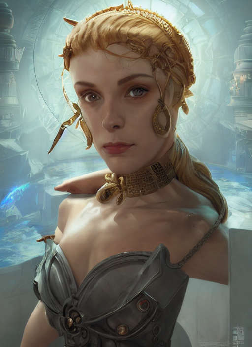 Biohazard Portrait Of Carthaginian Empress, Fire Emblem, Bio...