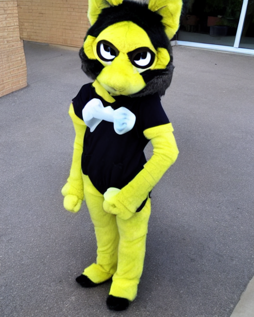 Photo Of A Lemonbrat Fursuit