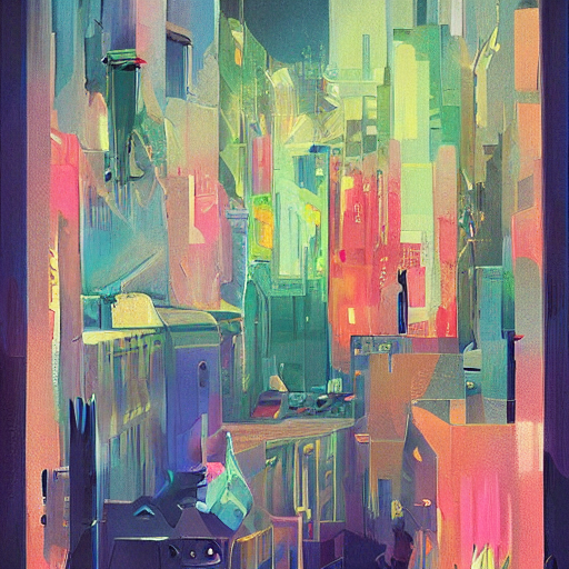 A Painterly Stylized Crystal By James Gilleard