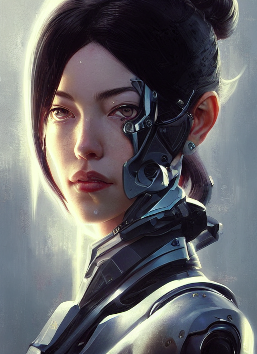 Olivia Thirlby, Beautiful Cyborg, Art By Greg Rutkowski And...