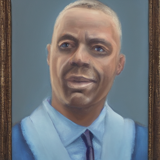 A Portrait Painting Of Tyrell Mission