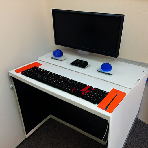 Msx 2 Computer On A Desk
