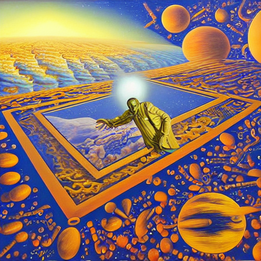 A Surreal   Cognitive Illusion  , The Key Of The Universe, B...