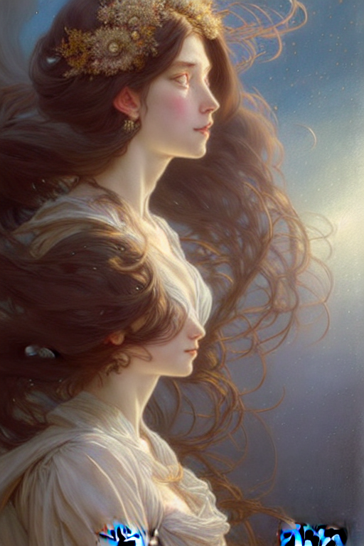 Hyperdetailed Windy Dusty Portrait Of Fairytale Princess. By...