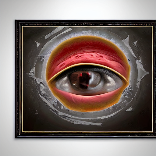 There Is A Picture Hanging On The Wall Which Depicts The All...