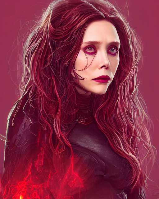 Elizabeth Olsen In A Tenaciously Witch - Like Corrupted Dis...