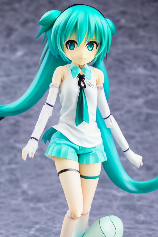 Complete Figure Of Hatsune Miku Wearing A Comfy Blouse, Pers...