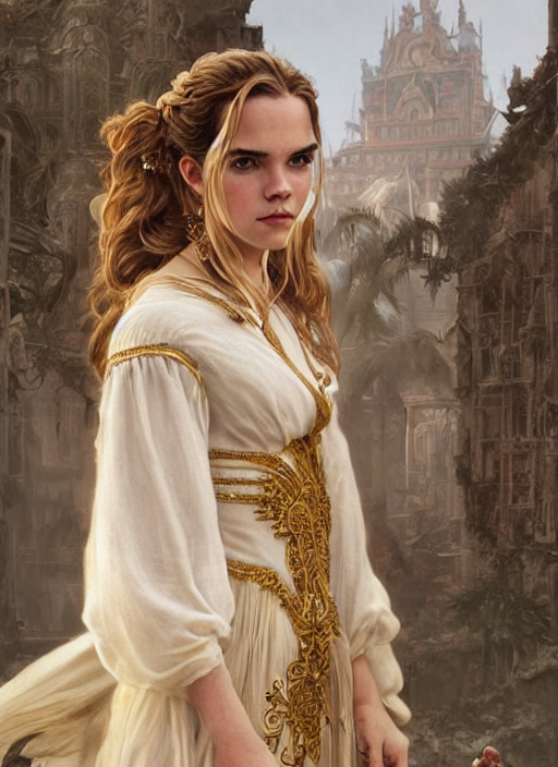 Ivory Skin Anya Taylor - Joy Emma Watson, Symmetrical Front...