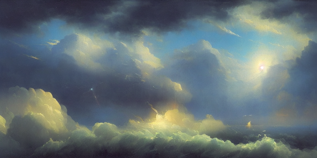 Very Dynamic And Stylized Cloud Formations, Dramatic Sky, Cu...