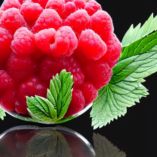 A Raspberry Made Of Metal, Reflective