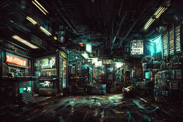 Photo Illustration Comics Painting Of Small Scifi Machine Sh...