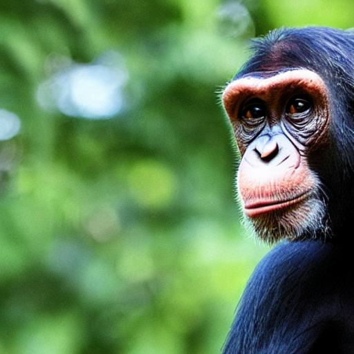 A Chimp Lifting His Glasses To Reveal No Eyes
