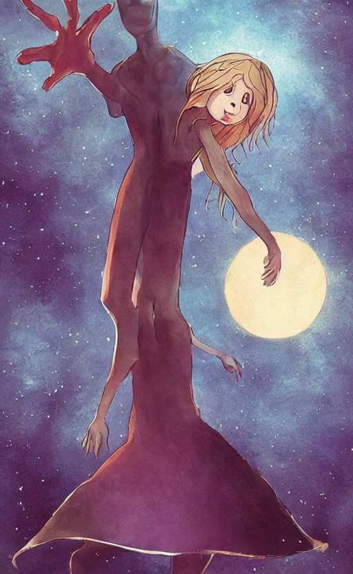 A Young Girl Holds Hands With A Demon, Atlantis, Webtoon Art...