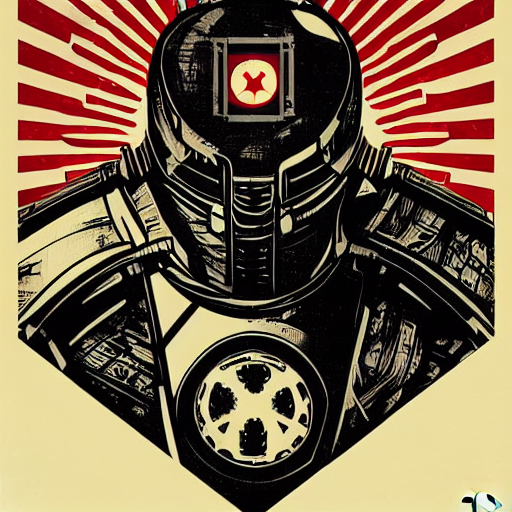 Artwork Poster Illustration Of War Machine By Shepard Fairey...
