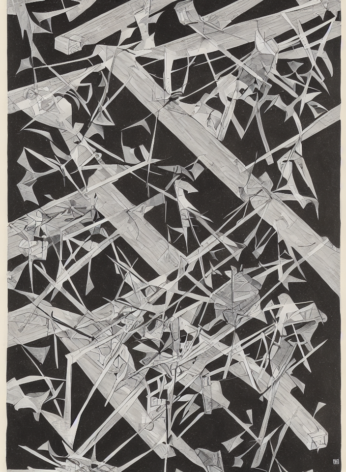Boron By M. C. Escher, Endre Rozsda, Wu Guanzhong. Ink And W...