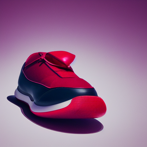 A Sneakers In Strawberry Fruit Shape, Digital Art, Octane Re...