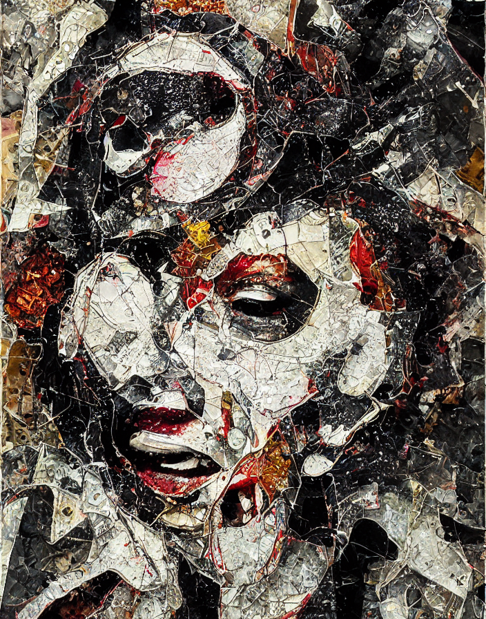 Screaming Dynamism Of Icon Detailed And Highly Reliefed Anal...