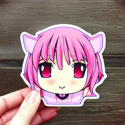 Die Cut Sticker Of Anime Chibi Kawaii Cute Tsundere — Stable Diffusion AI Prompt: die cut sticker of anime chibi kawaii cute tsundere
