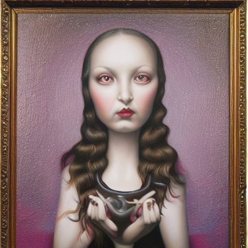 Oil Painting By Mark Ryden Of Christinas World