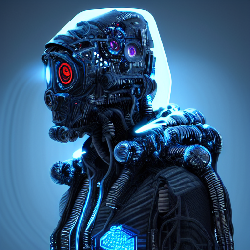 Photoreal Portrait Intricate Darkwar Robomosquito Wearing A...