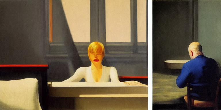 Iconic Stills From David Lynchs Twin Peaks, Painting By Edwa...