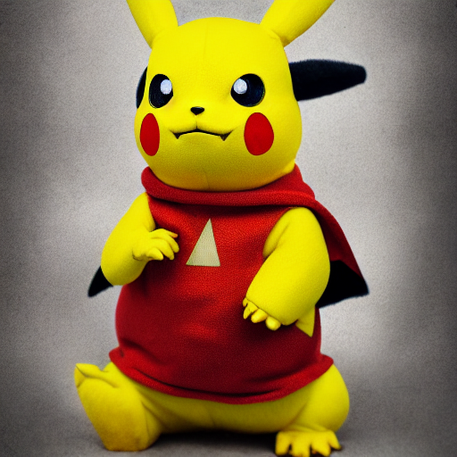 A Dragon - Pikachu Hybrid, Professional Photograph