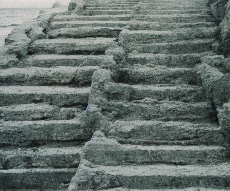 Low - Fi Color Analog Photography. A Liminal Space. A Seasid...