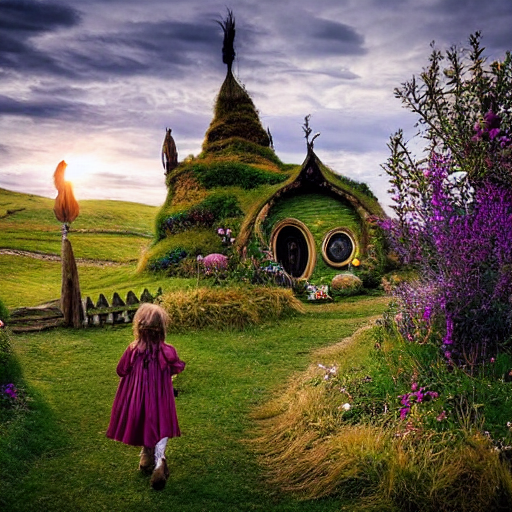 Sky Children Of The Light  Walking Through  Hobbiton , 4 K P...