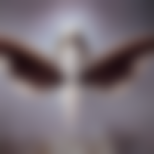 White And Brown Mothman Female By Greg Rutkowski, By Cronenb...