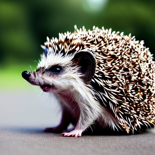 A Hedgehog On A Bicycle, Professional Photography, Depth Of...