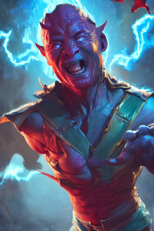 Magic The Gathering Card, Jackie - Chan As Motaro From Morta...