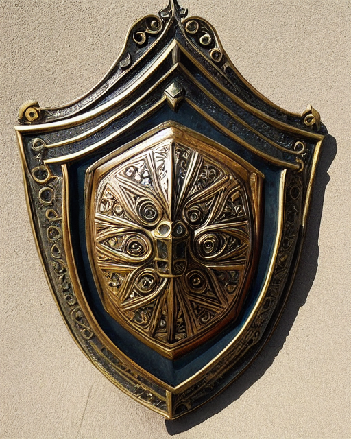 Bronze Shield Of The Highest Quality, Relic, Artifact, Maste...