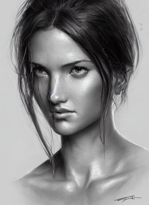 Magnesium Woman, Highly Detailed, Portrait, Digital Painting...
