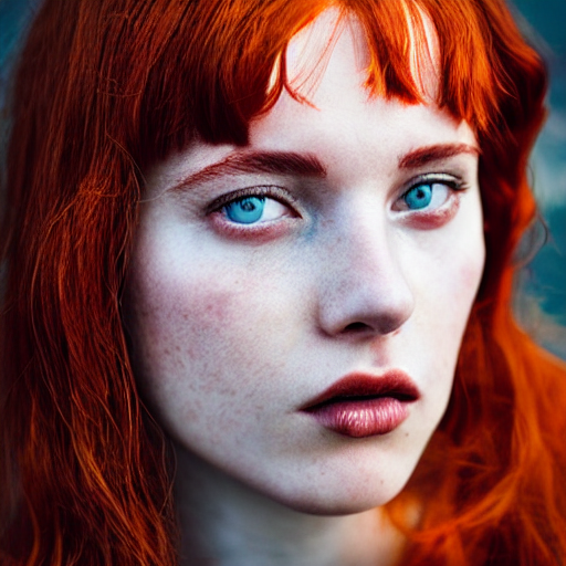 Gorgous Redhead Woman By Alessio Albi