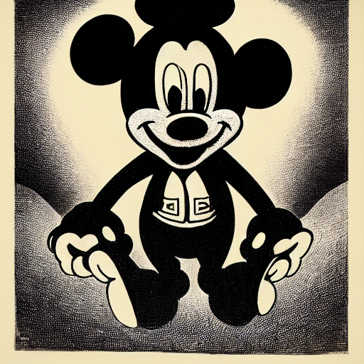 Deconstructed Rugged Mickey Mouse Dark Ritual Renaissance My...