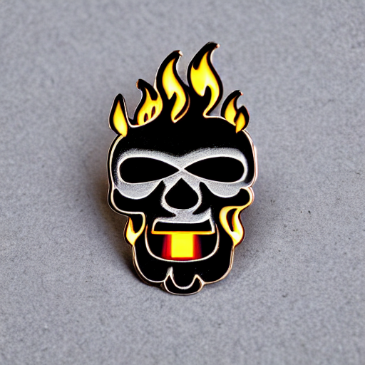 A Retro Vintage Minimalistic Laughing Smiling Skull Bones Wi...