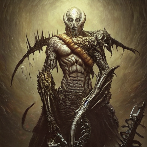 Portrait Of Barack Obama, By Hr Giger, Greg Rutkowski, Luis...