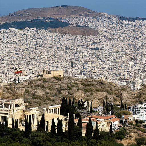 A 4 K View Of Athens In 1 0 0 0 Bc