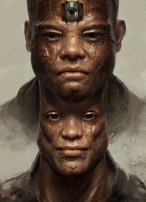 Biohazard Portrait Of Raymond Lee Francis, Au Naturel, Hyper...