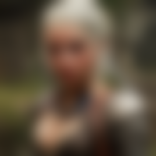 Amazing Ciri From Witcher 3 Eat , Hyperrealistic, Ultradetai...