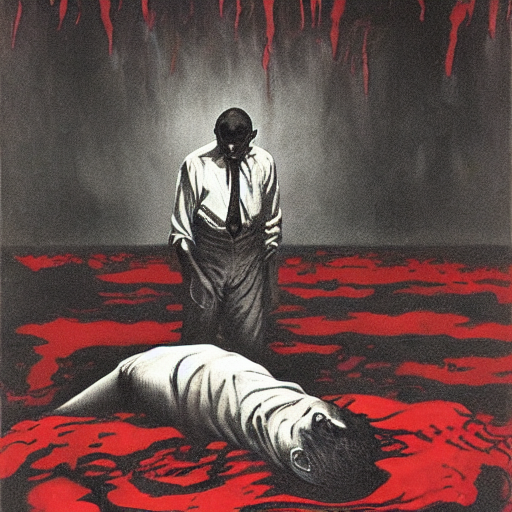 Many Human Cadavers Floating Face Down In An Infinite Sea Of...