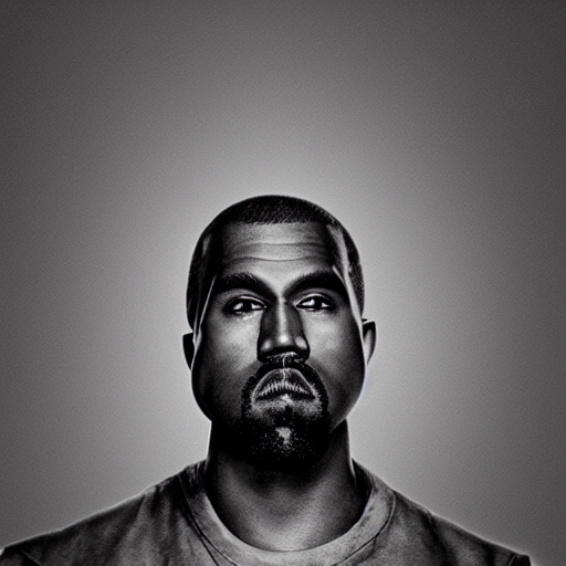 Kanye West Stands In A Liminal Space, Dark Room, Creepy Atmo...