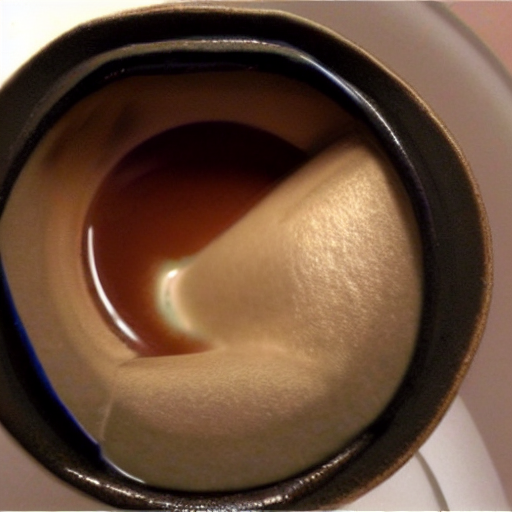 Space Inside A Coffee Cup, Realistic, Detailed