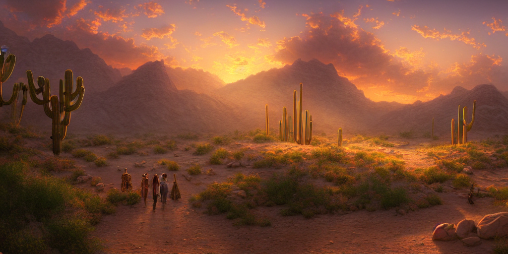 In The Desert, Beautiful Landscape, Environment, Colors, Fil...