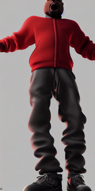Full Body Character, Of Kanye West, Stylized, Trending On Ar...