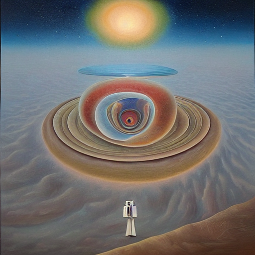 A Surreal   Cognitive Illusion   Of The Key Of The Universe,...
