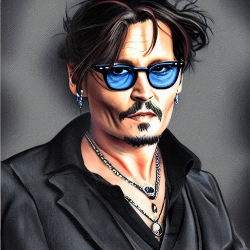 Johnny Depp By Simpsons
